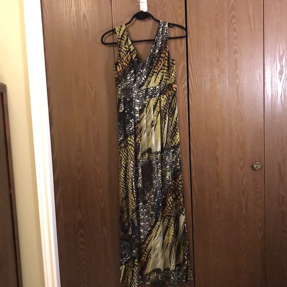 CLEO NWOT Vintage Size 4 Maxi dress multicolour prairie festival/wedding #095 - Picture 2 of 14
